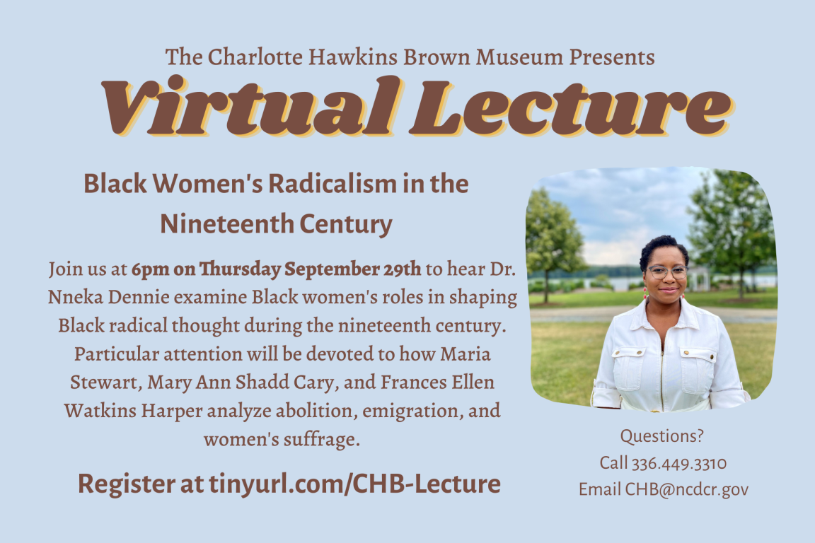 Flyer for the virtual lecture. Photo on right of Dr. Dennie standing with a green field in the background, text of the flyer is the same as the text on this page.